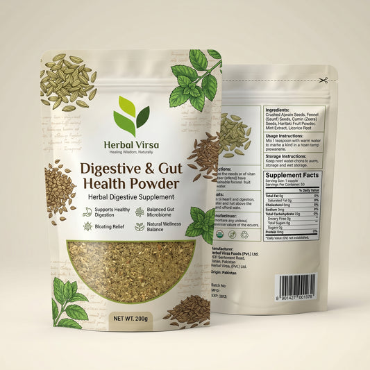Digestive & Gut Health Powder – 200g | Natural Digestive Support Blend for Bloating & Gut Wellness
